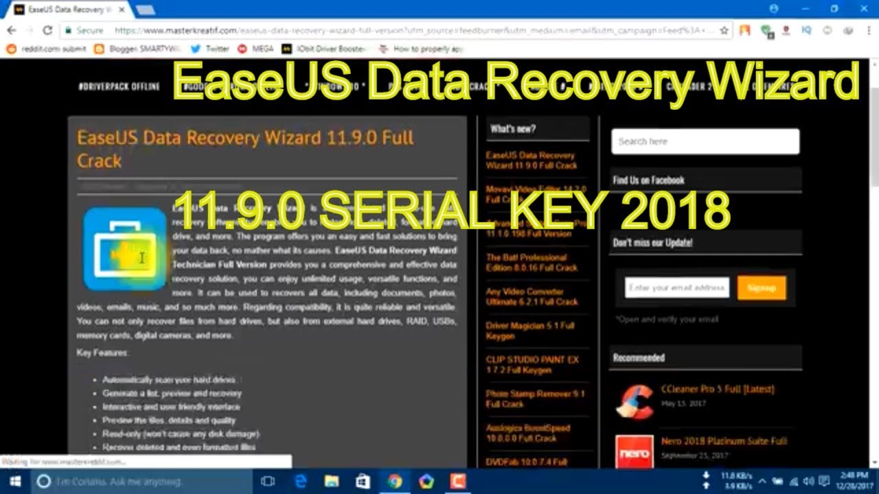 easeus data recovery full version completly free download